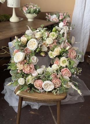 Весенний венок на дверь.