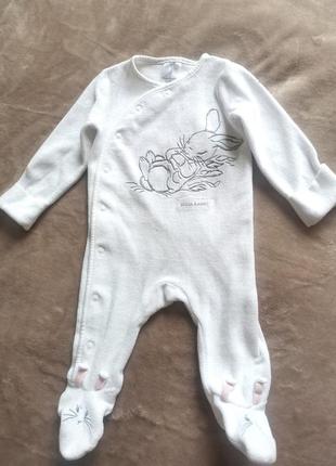 Велюровий чоловічок 1-3 міс