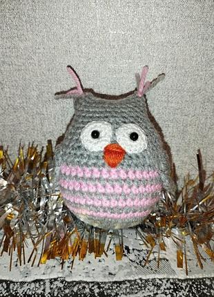 М'яка іграшка (брілок) сова (різнокольорові)