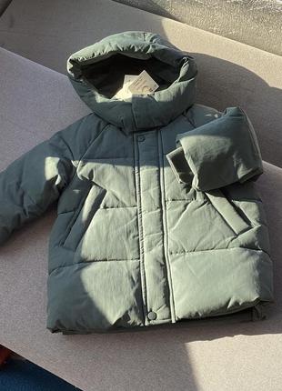 Курточка пальто пуховик zara