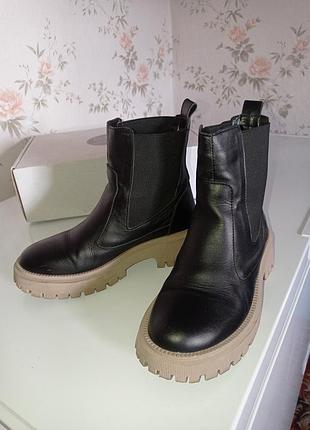 Ботинки кожа демисезонные 36р