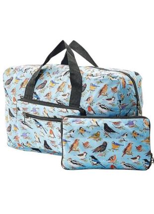 Легкая складная сумка eco chic  водонепроницаемая — для спорта, спортзала, выходных