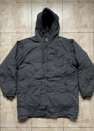 Курточка парка с подкладом vintage usa schott nyc extreme cold wheather nylon parka jacket xl gray + lining