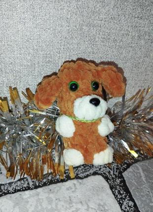 М'яка іграшка (брілок) песик (різнокольорові)2 фото