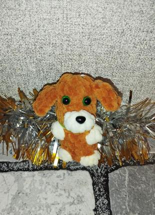 М'яка іграшка (брілок) песик (різнокольорові)4 фото