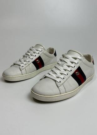Кожаные кеды gucci, 37 р, номерные