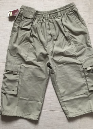 Крутые шорты карго, джоггеры, бермуды c карманами, эластичным поясом и кулиской, harvey. l