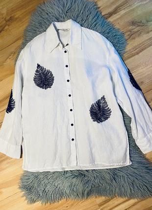 🔥🔥 изысканная льняная рубашка zara