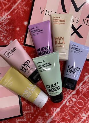 Лосьйон для тіла вікторія сікрет victoria’s secret pink cucumber mini body lotion5 фото