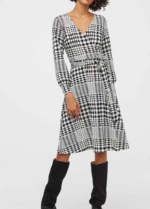 Стильное черно-белое платье коллаборация marvelard allan x h&amp;m
