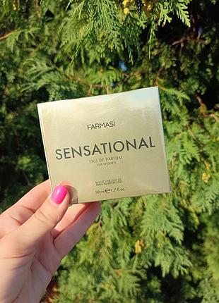 Женская парфюмированная вода sensational farmasi, 50 мл код 1000630