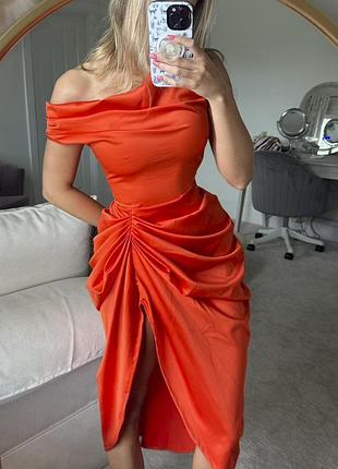 Распродажа платье prettylittlething миди драпировка