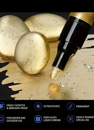 Хромированный маркер для декорирования и ремонта хромированного покрытия.