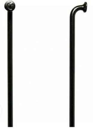 Спицы велосипедные комплекты 
2.3 мм (13 g) черная, серебристый ниппель