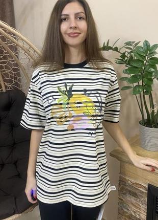 Новая футболка в полоску