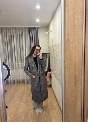 Меди пальто в гусиную лапку