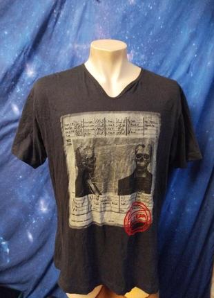 Крута футболка скелет магшот no fear