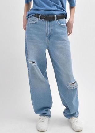 Джинсы клеш палаццо багги 25р zara