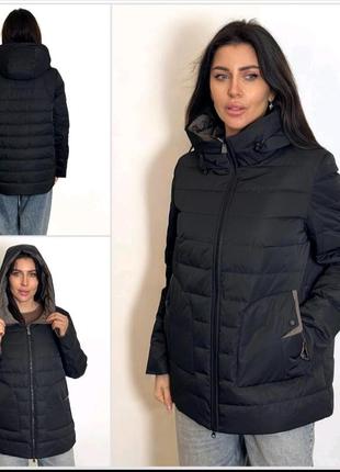 Весняна куртка з капюшоном