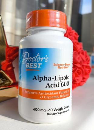 Альфа ліпоєва кислота, 600 мг, alpha-lipoic acid, сша, 60 капсул