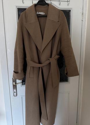 Zara пальто в стиле макс мара max mara