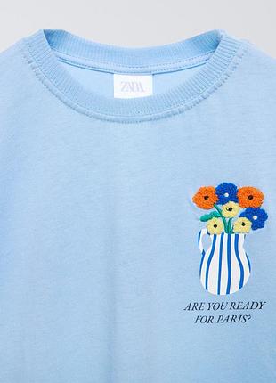 Футболка на дівчинку zara 3