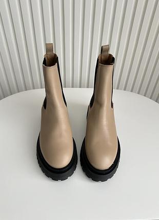&amp;other stories челси ботинки ботинки бежевые