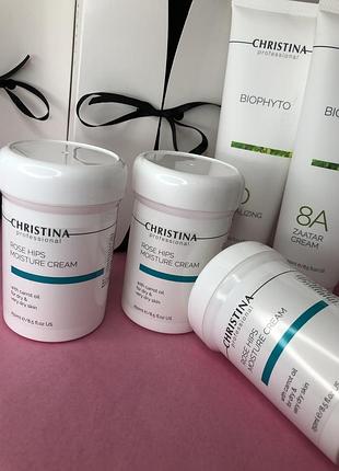Rose hips moisture cream christina / зволожувальний крем з олією шипшини і моркви