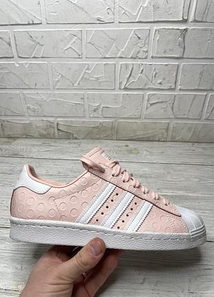 Крутые кожаные кроссовки adidas superstar оригинал