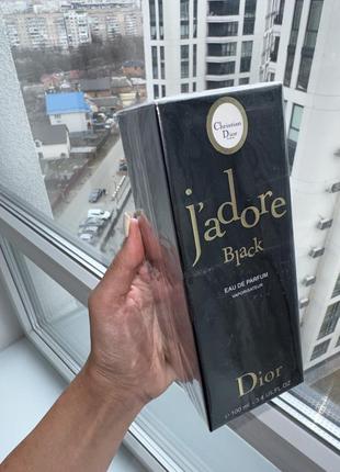 Парфуми j'adore black  шлейфовий аромат  оригінал в блістері  парфюм