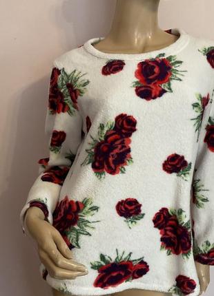 Домашня флісова кофта/ s- m/ brend love to lunge