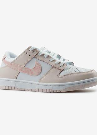 Nike dunk pink paisley