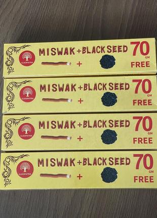 Зубная паста месвак miswak black seed с черным тмином египет