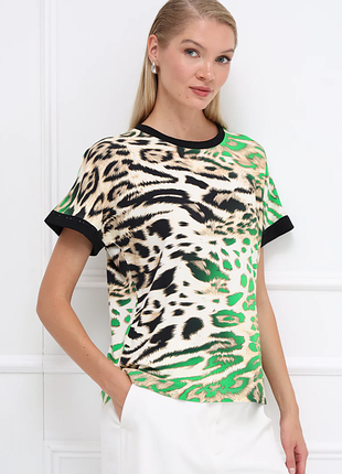 Футболка анималистический принт passioni, германия
