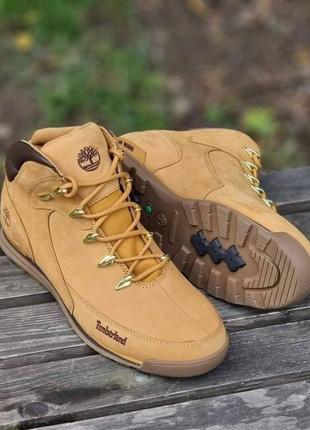 Туристические мужские трекинговые ботинки для походов для хайкинга timerland euro rock mid hiker 🇺🇲 44 45 46 47 размер