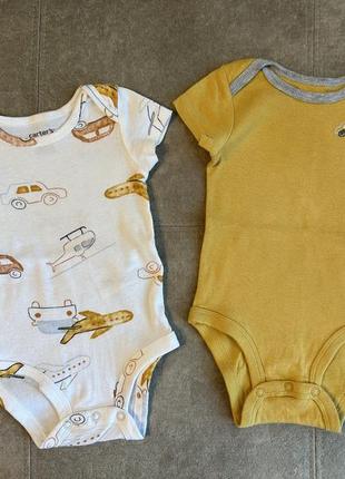 Комплект з 2 бодиків carter’s на хлопчика 3 міс