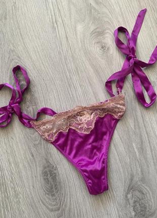 Трусики hunkemöller by sylvie&nbsp;meis на завязках l -размер