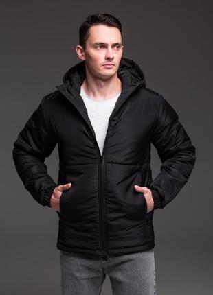 Мужская зимняя куртка с капюшоном