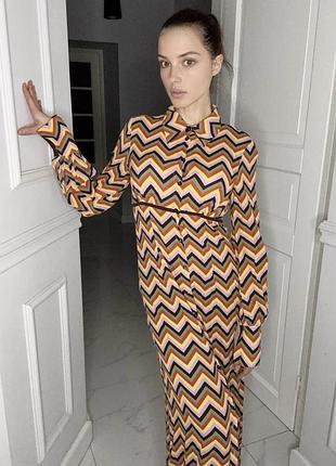 Missoni платье туника с культовым орнаментом, итальянский премиум качество легендарная полоска