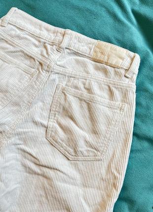 Білі вельветові джинси sinsay denim3 фото
