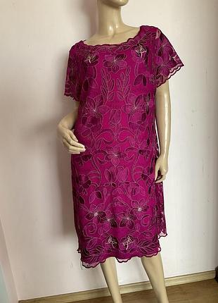 Ошатна якісна сукня- батал/46/ brend phase eight