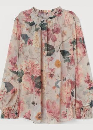 Блуза пудроваh&m. розмір м