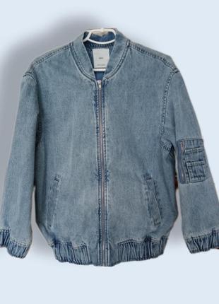 Утепленная джинсовая курточка