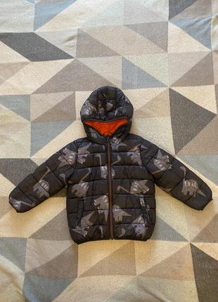 Гарна курточка  динозавр next 2-3 роки