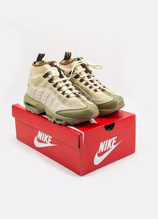 Мужские кроссовки nike 95 sneakerbоot "beige"