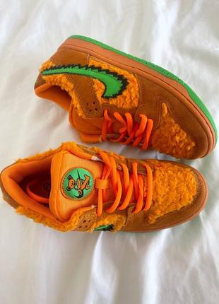 Кроссовки nike sb dunk х grateful dead orange