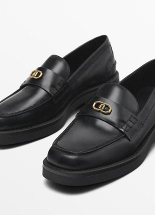 Новые женские лоферы massimo dutti,