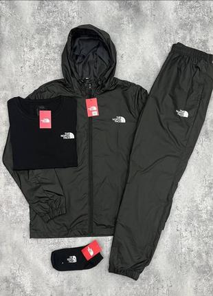 Комплект the north face (костюм+футболка) + шкарпетки в подарунок