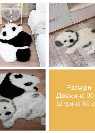 Килимок пухнастий панда/коала