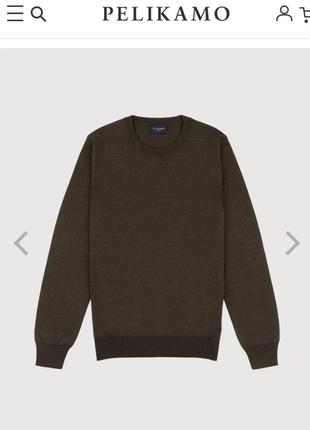 Люкс бренд джемпер светр шерсть шовк pelicamo zurich loro piana brunello con bally